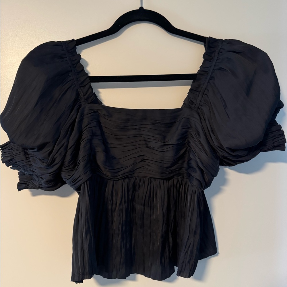 Frame Silk/Satin Type Top